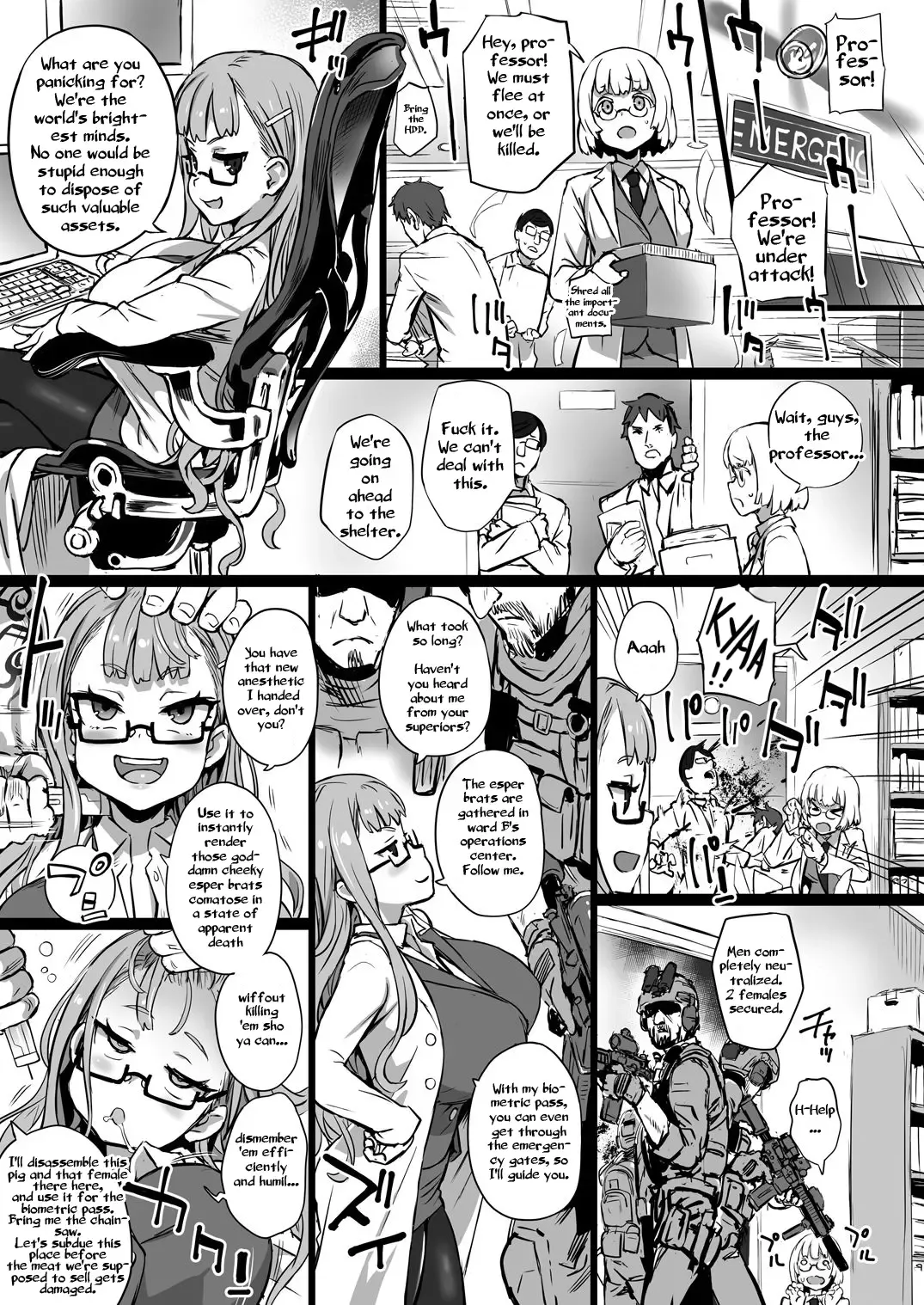 Inousha Shoujo Kesson Goudou | Esper Girl Amputation Union Fhentai - Page 47