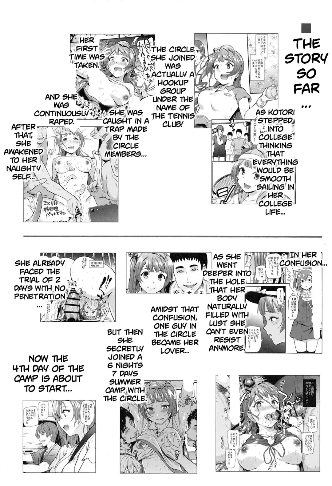 [Kichirock] Joshidaisei Minami Kotori no YariCir Jikenbo Case.4 | College Girl Kotori Minami's Hookup Circle Files Case #4 Fhentai - Page 3