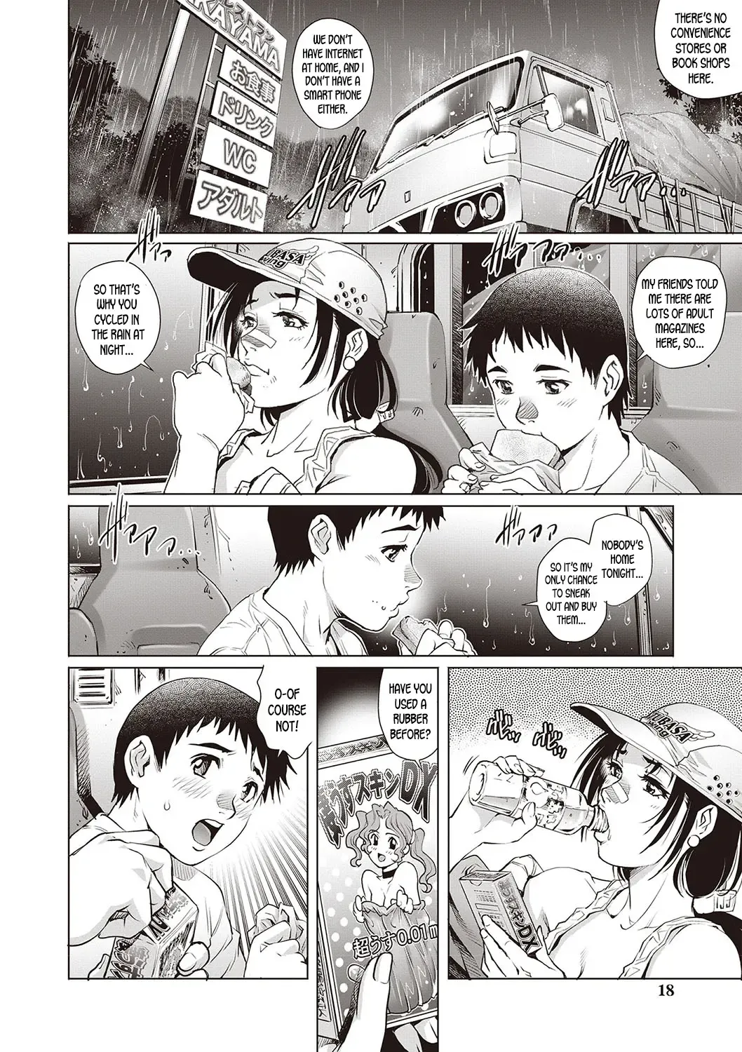 [Yanagawa Rio] Tru Girl to Doutei Shounen | Truck Girl and Virgin Boy Fhentai - Page 10