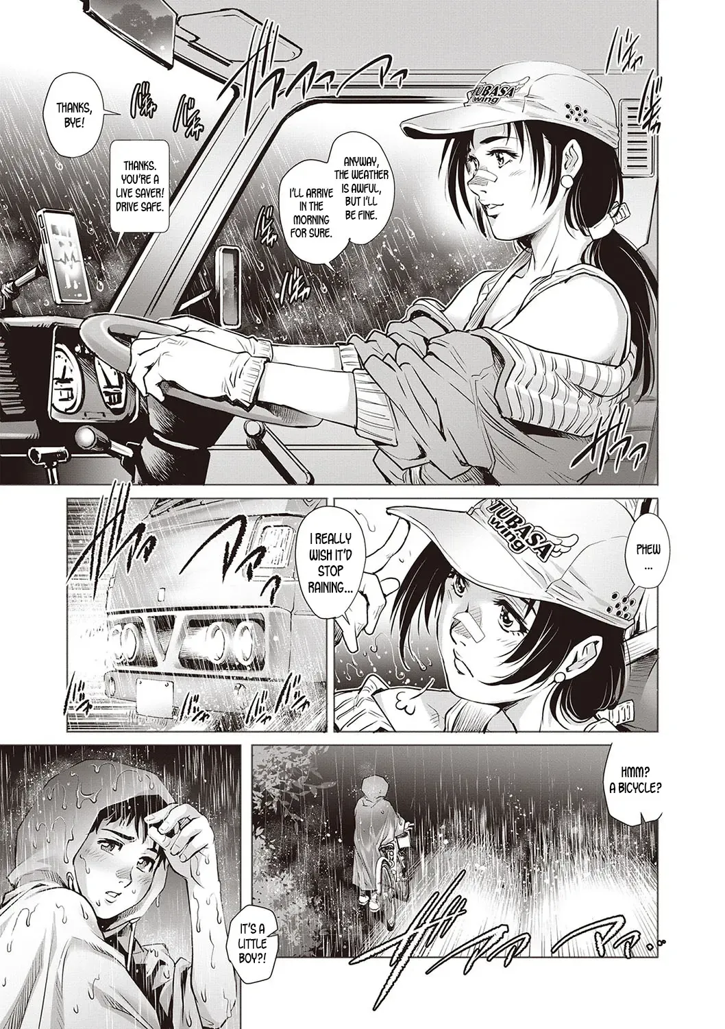 [Yanagawa Rio] Tru Girl to Doutei Shounen | Truck Girl and Virgin Boy Fhentai - Page 3