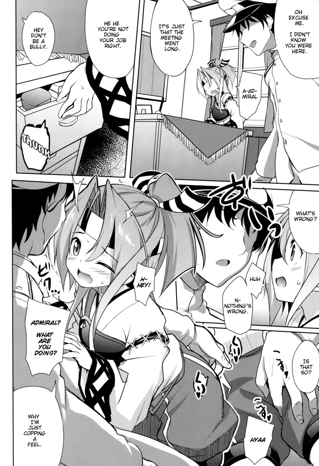 [Hitsujibane Shinobu] Watashi no Teitoku to Kanata no Kakunouko | My Admiral and the Hangar in the Distance Fhentai - Page 4
