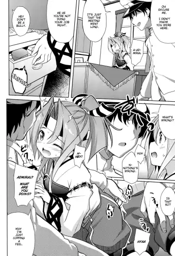 [Hitsujibane Shinobu] Watashi no Teitoku to Kanata no Kakunouko | My Admiral and the Hangar in the Distance Fhentai - Page 4