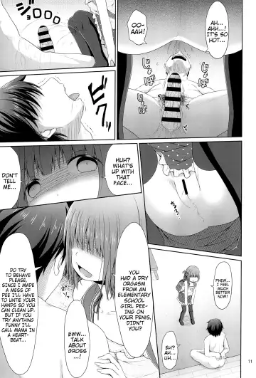 [Kagono Tori] Tonari no Heya ni Sundeiru Yasashii Onii-san wa Jitsu wa Lolicon Deshita | The Nice Onii-san Who Lives Next Door is Actually a Lolicon Fhentai.net - Page 11