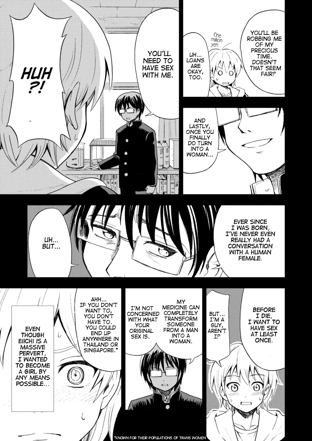 [Yoshida Gorou] Onnanoko ni Naru Kusuri | Feminization Drug Fhentai.net - Page 7