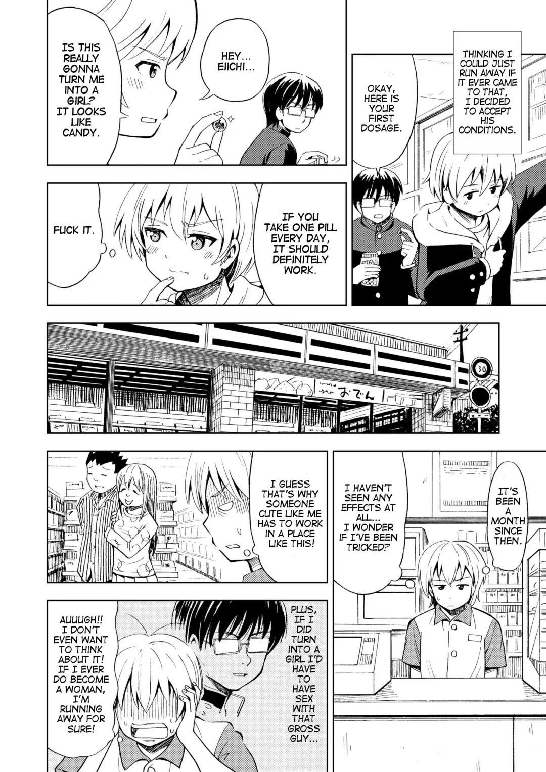 [Yoshida Gorou] Onnanoko ni Naru Kusuri | Feminization Drug Fhentai.net - Page 8