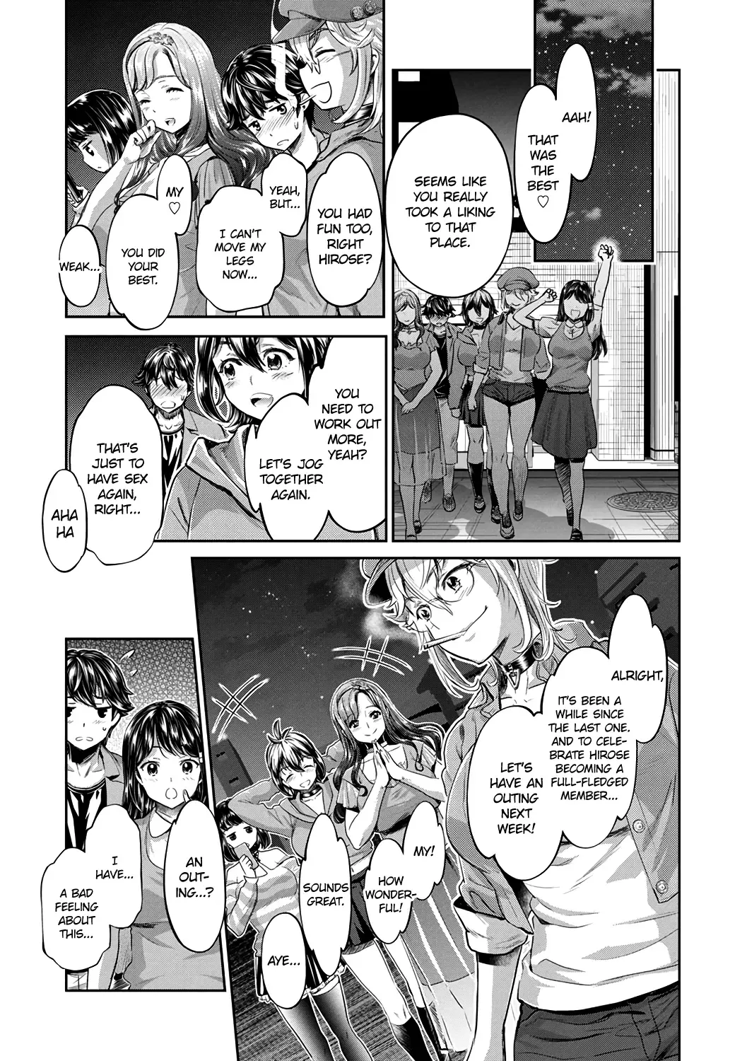 [Mizuryu Kei - Umemaru] Ishoku Bitch to YariCir Seikatsu Ch. 1-7 | The Fuck Club's Different Hues of Ho Ch. 1-7 Fhentai - Page 102