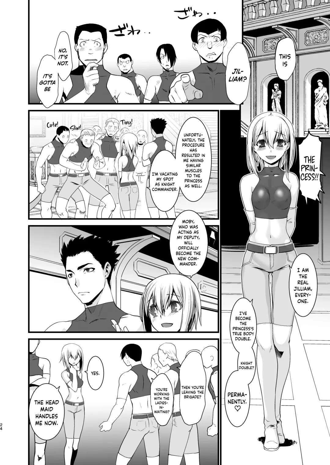 [Ruuen Rouga] Kishi Danchou Jininsu - Nyoshin Henka ni Kusshita Kishi Ch. 3 | The Commander's Resignation Fhentai.net - Page 23