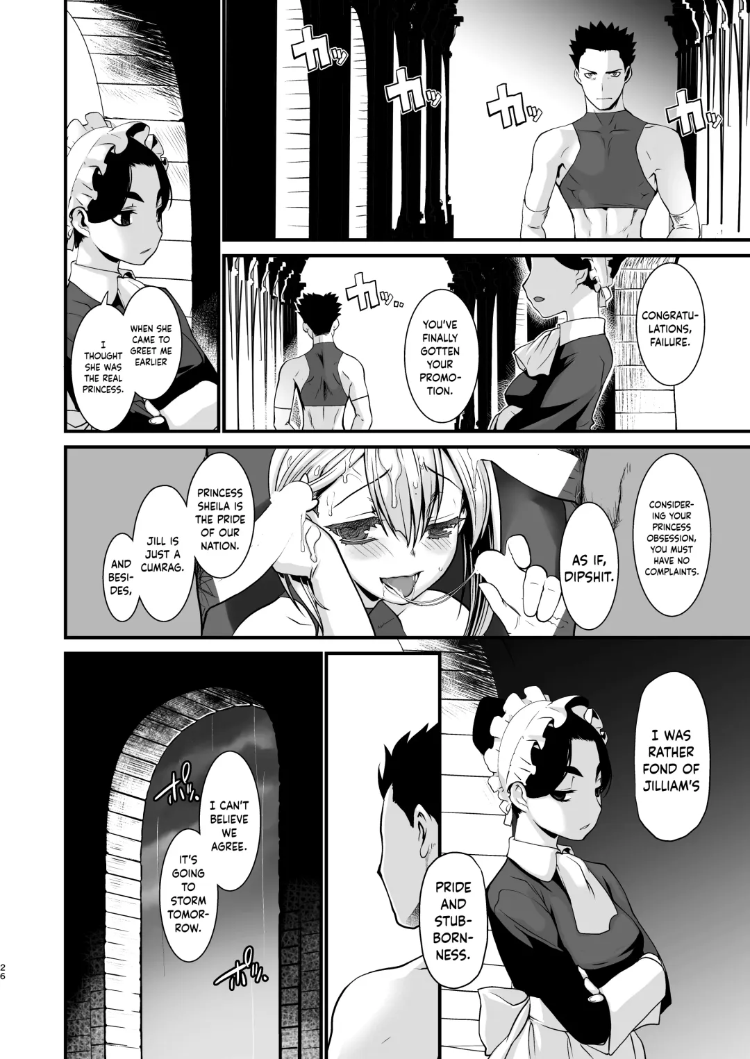 [Ruuen Rouga] Kishi Danchou Jininsu - Nyoshin Henka ni Kusshita Kishi Ch. 3 | The Commander's Resignation Fhentai.net - Page 25