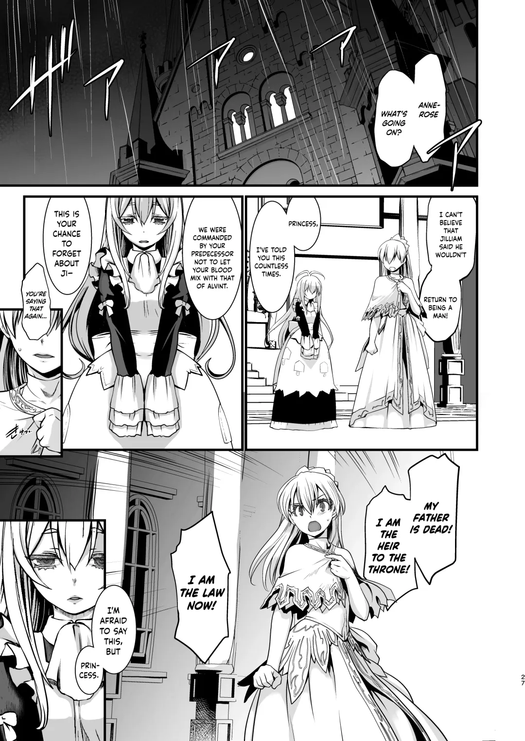 [Ruuen Rouga] Kishi Danchou Jininsu - Nyoshin Henka ni Kusshita Kishi Ch. 3 | The Commander's Resignation Fhentai.net - Page 26