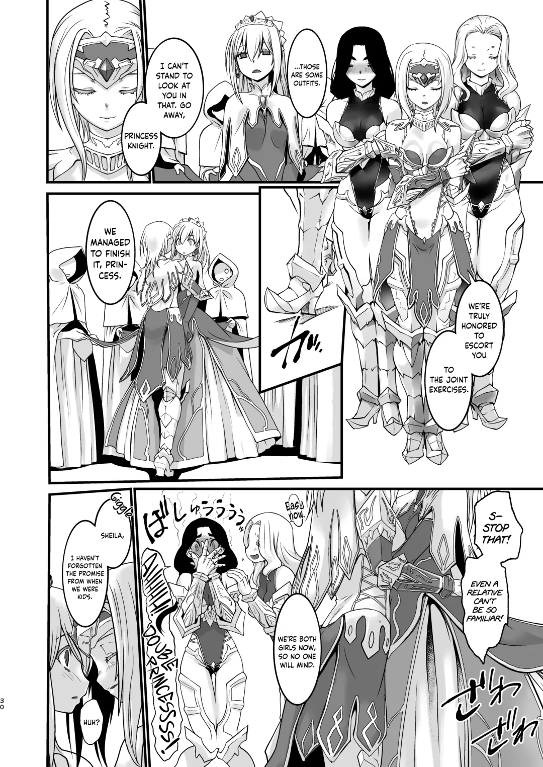 [Ruuen Rouga] Kishi Danchou Kairakusu Kakute Kishi Danchou Hime Kishi To Naru Ch. 4 | Thus the Knight Commander becomes the Princess Knight Fhentai.net - Page 29