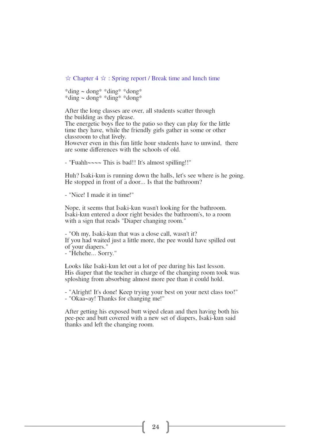 [Sin] Omutsu na △ Gakkou - Sei Marine Gakuen <Zenpen> - Haru to Natsu no Kiroku Fhentai - Page 24