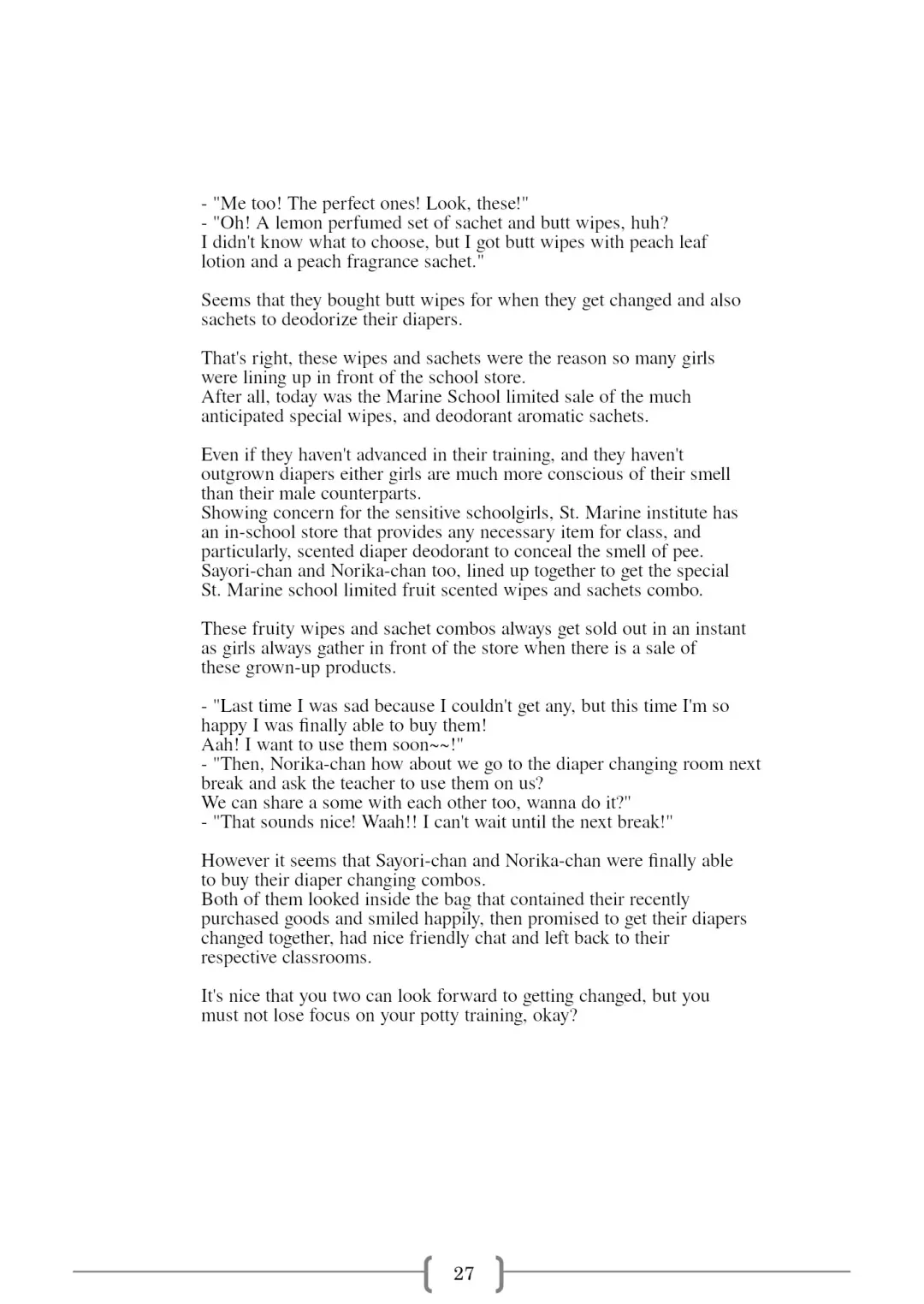 [Sin] Omutsu na △ Gakkou - Sei Marine Gakuen <Zenpen> - Haru to Natsu no Kiroku Fhentai - Page 27