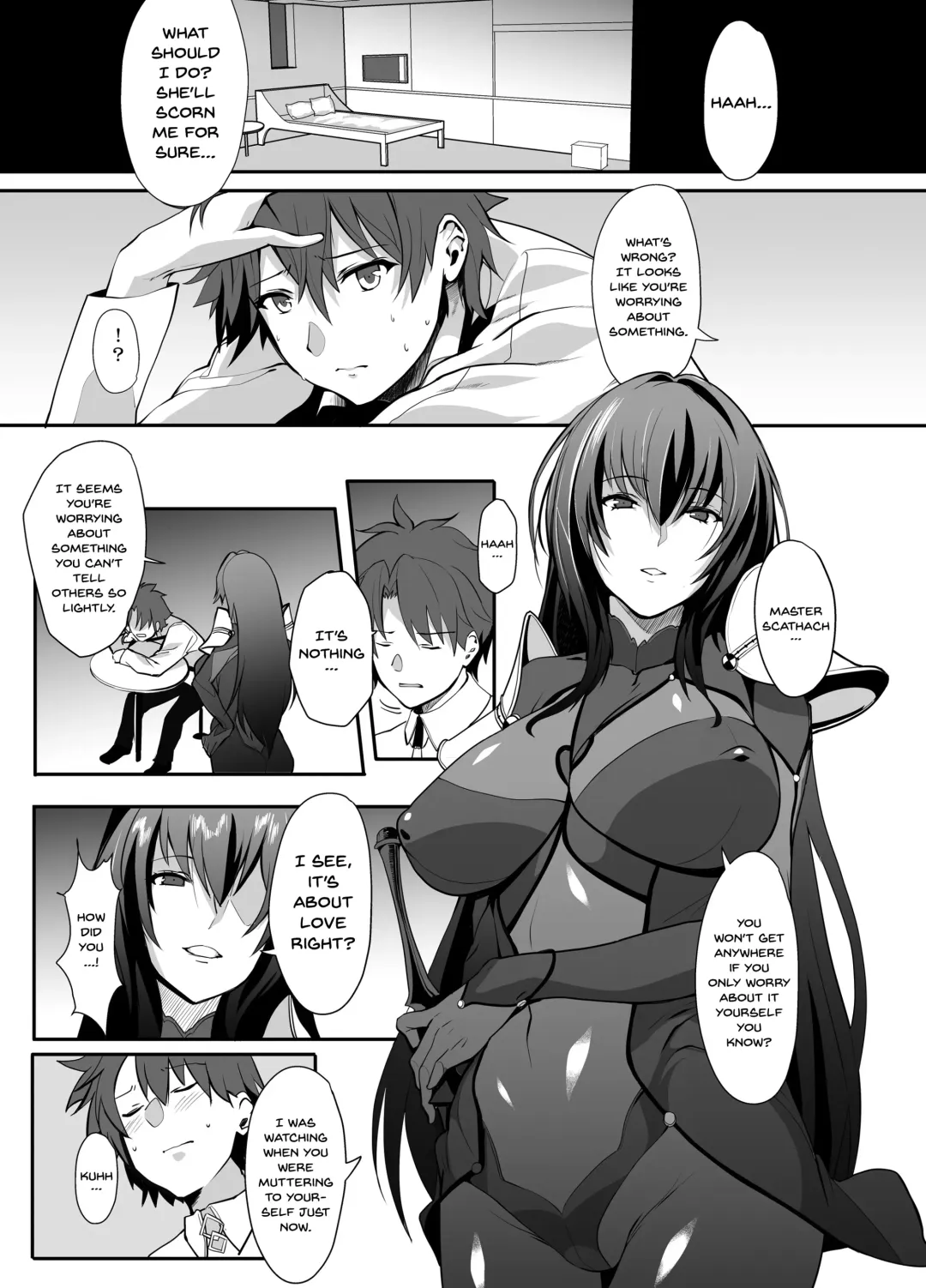 [Yodare - Yukisaki Miale] Scathach Shishou no Dosukebe Lesson | Lewd Lessons With Teacher Scathach Fhentai - Page 2