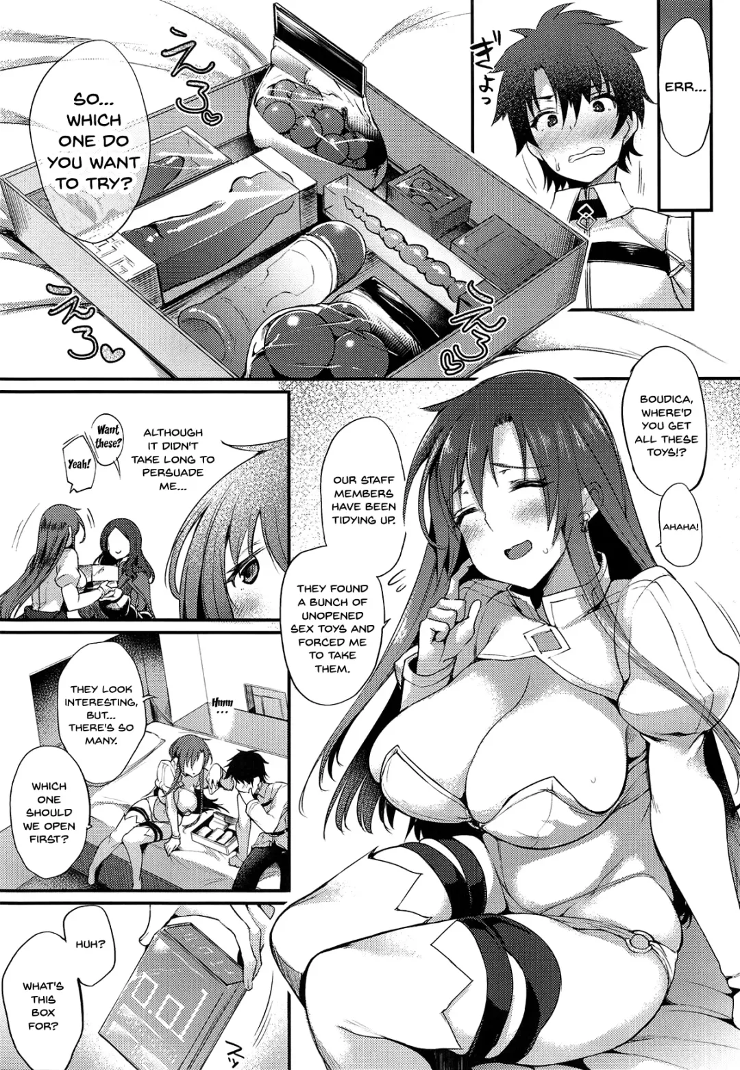 [Oohira Sunset] Boudica-san to Gom. -Condom Hen- | Boudica-san and Gom. -Condom Edition- Fhentai - Page 4
