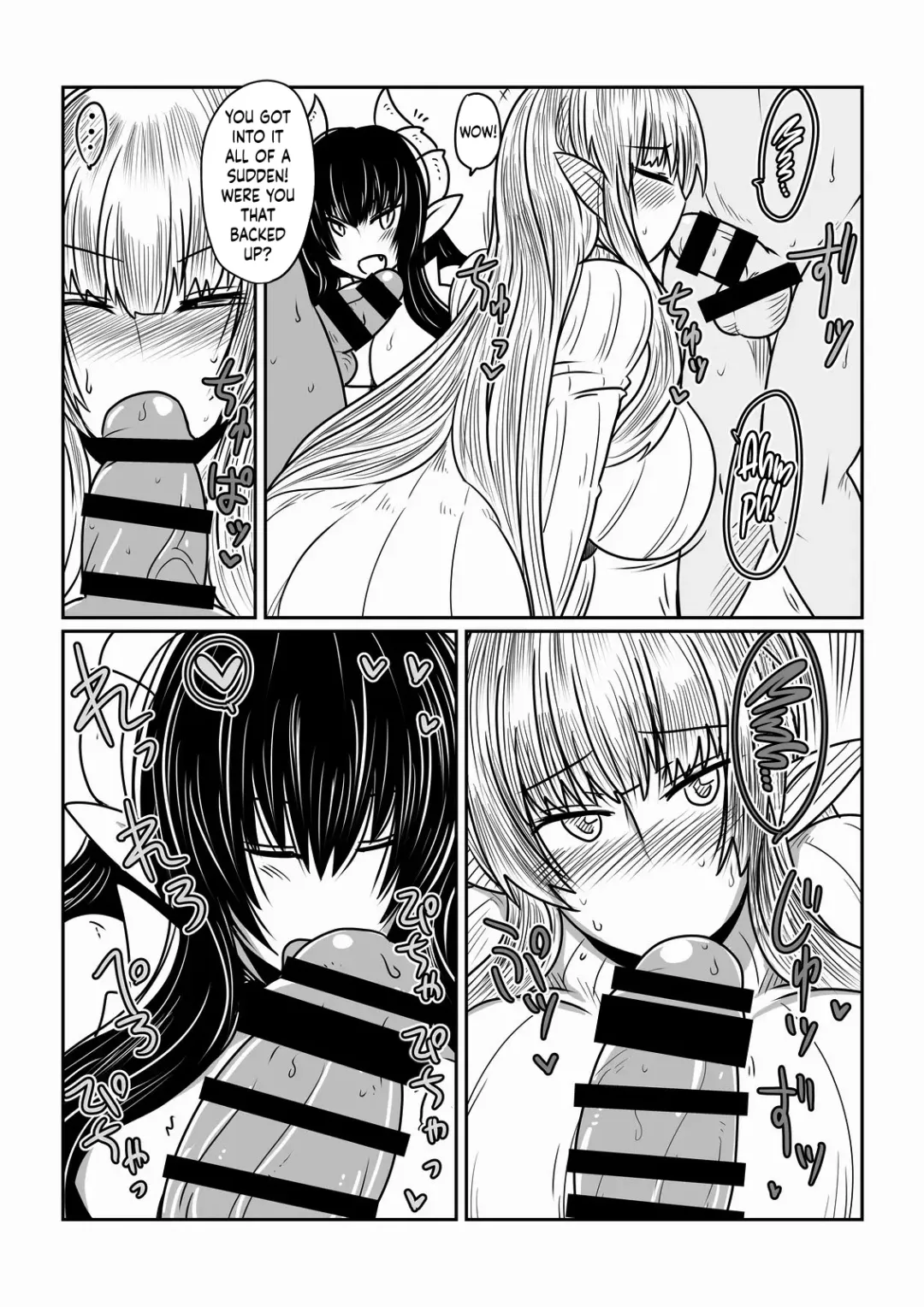 [Hroz] Elf-san to Succubus-san. | An Elf And A Succubus. Fhentai.net - Page 12