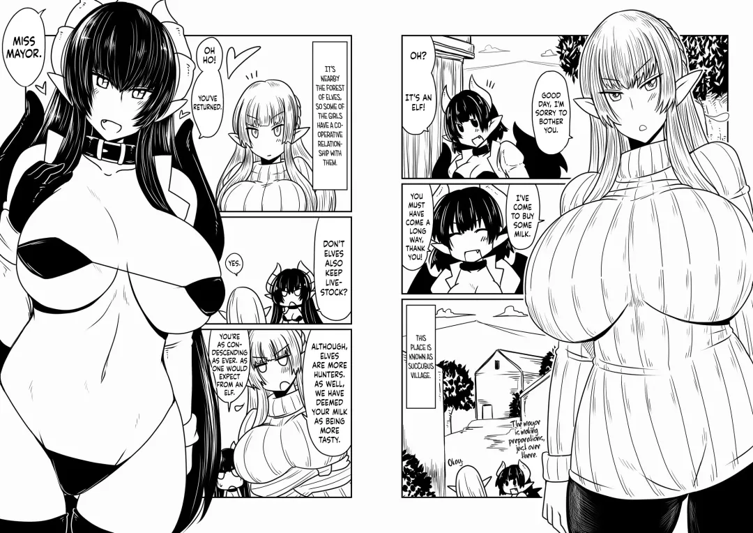 [Hroz] Elf-san to Succubus-san. | An Elf And A Succubus. Fhentai.net - Page 2