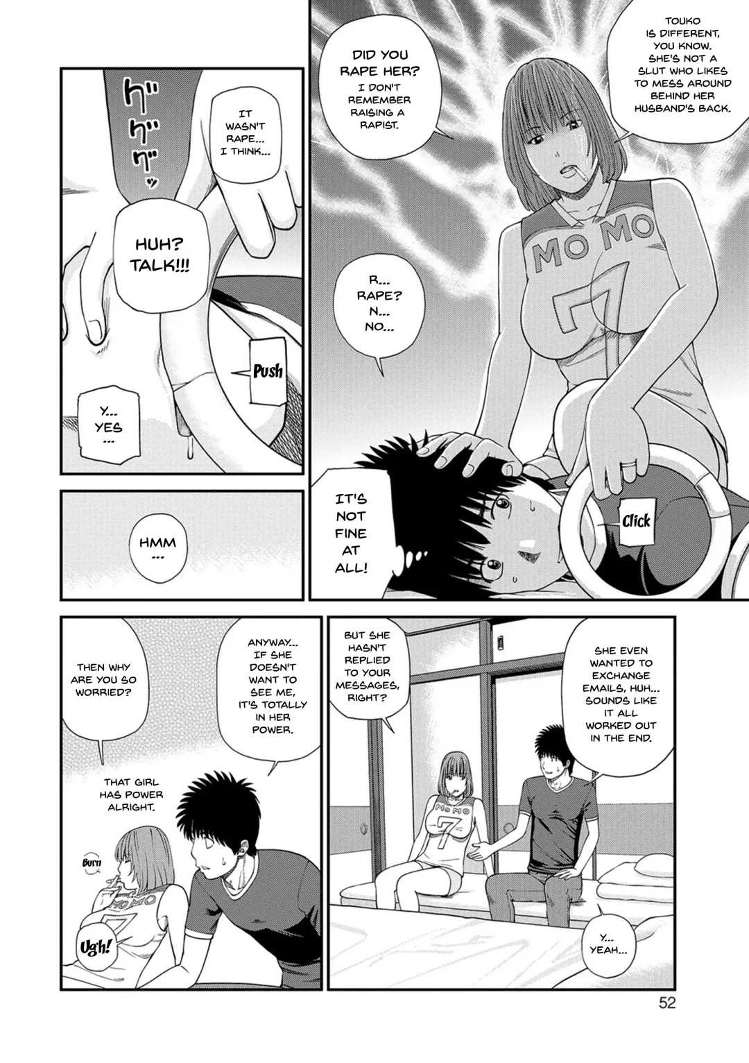 [Kuroki Hidehiko] Momojiri Danchi Mama-san Volley Doukoukai - Mom's Volley Ball | Momojiri District Mature Women's Volleyball Club Fhentai - Page 50