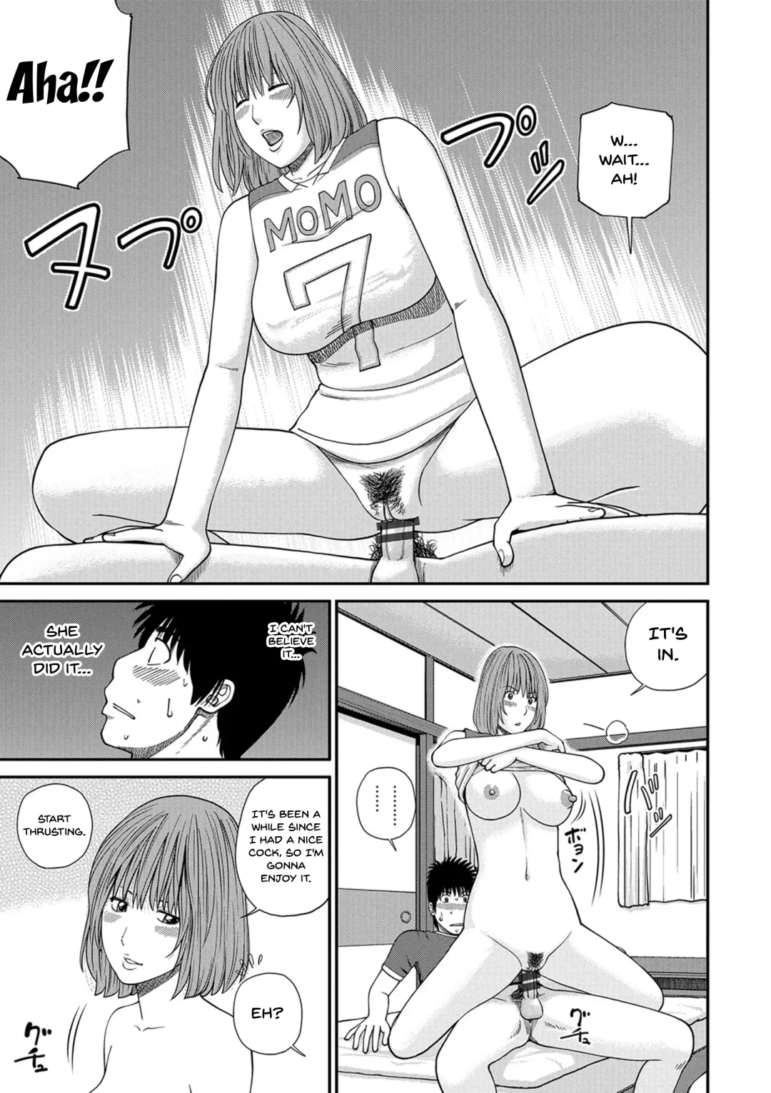 [Kuroki Hidehiko] Momojiri Danchi Mama-san Volley Doukoukai - Mom's Volley Ball | Momojiri District Mature Women's Volleyball Club Fhentai - Page 55