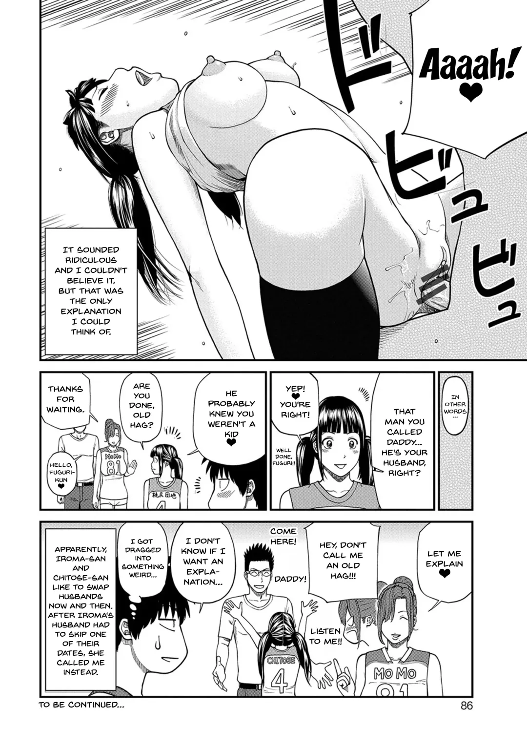 [Kuroki Hidehiko] Momojiri Danchi Mama-san Volley Doukoukai - Mom's Volley Ball | Momojiri District Mature Women's Volleyball Club Fhentai - Page 83