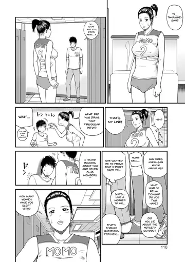 [Kuroki Hidehiko] Momojiri Danchi Mama-san Volley Doukoukai - Mom's Volley Ball | Momojiri District Mature Women's Volleyball Club Fhentai.net - Page 106