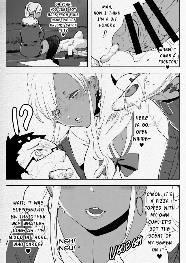 [Aimaitei Umami] Kigen no Warui Kuro Gal Futanari Kanojo ni Karaoke ni Yobidasareta Kekka... Fhentai - Page 20