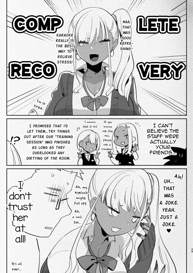 [Aimaitei Umami] Kigen no Warui Kuro Gal Futanari Kanojo ni Karaoke ni Yobidasareta Kekka... Fhentai - Page 29