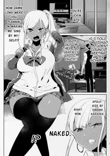 [Aimaitei Umami] Kigen no Warui Kuro Gal Futanari Kanojo ni Karaoke ni Yobidasareta Kekka... Fhentai - Page 7