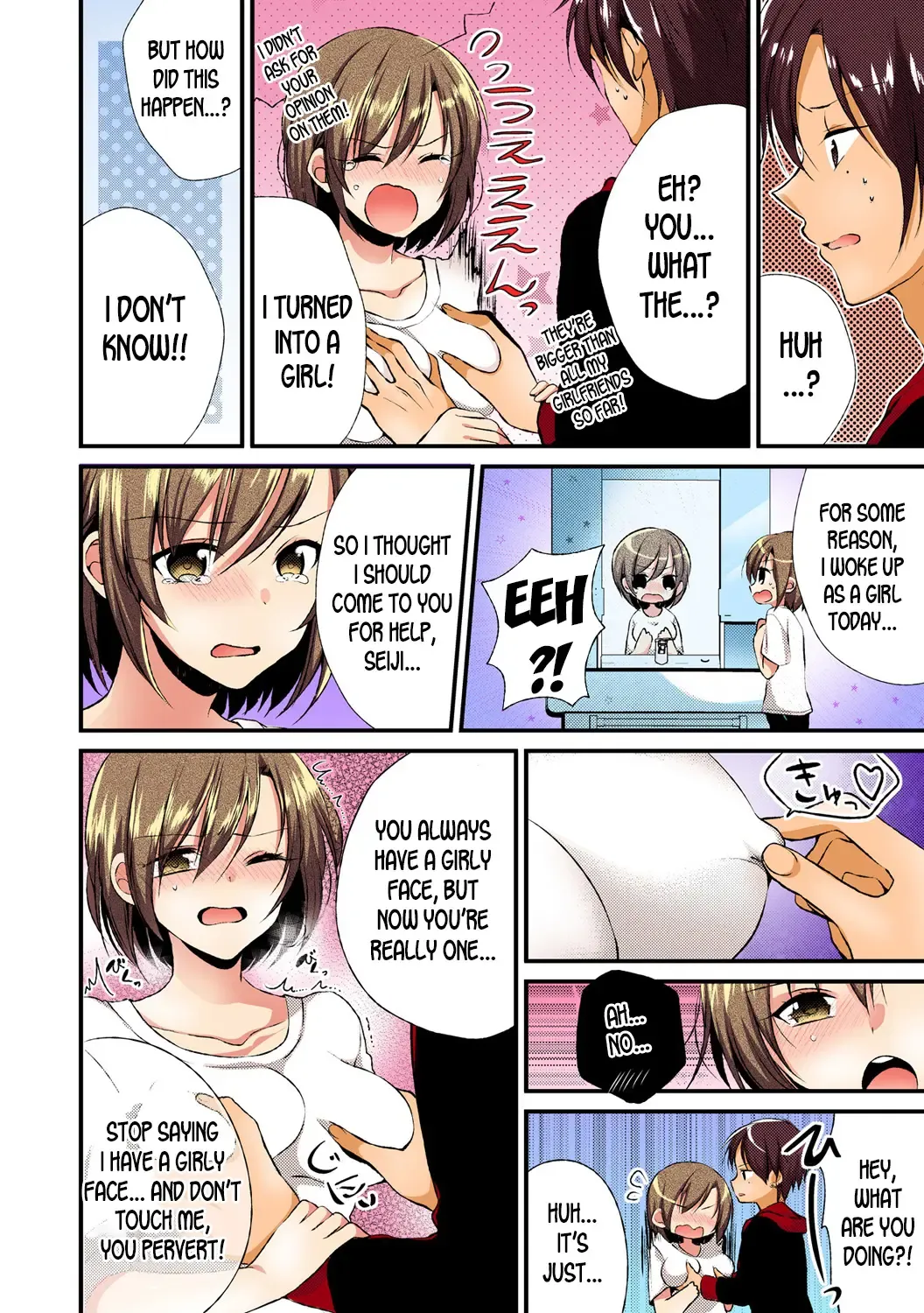 Nyoppai, Tsuyudaku. ~Onna ni natta Ore no Asoko ga Nuresugite Komaru~ Fhentai - Page 11