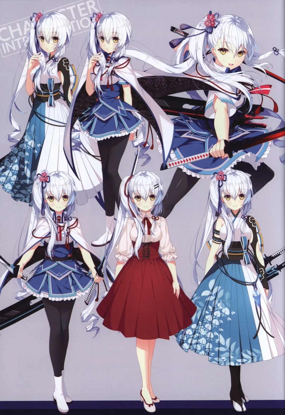 [Moeki Yuuta - Niro - Pira] Kizuna Kirameku Koi Iroha KATANA ART BOOK Fhentai - Page 11