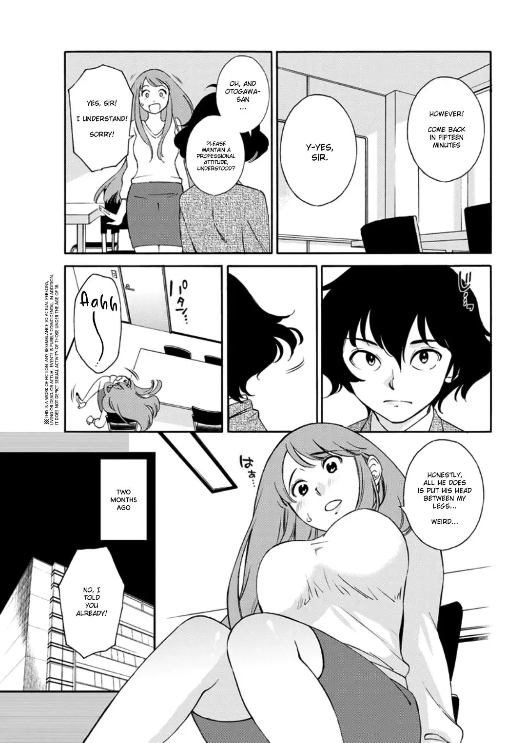 [Mikihime] Otogawa-san to Hasamare Kachou | Otogawa-san and The Manager between Her thighs Fhentai - Page 3