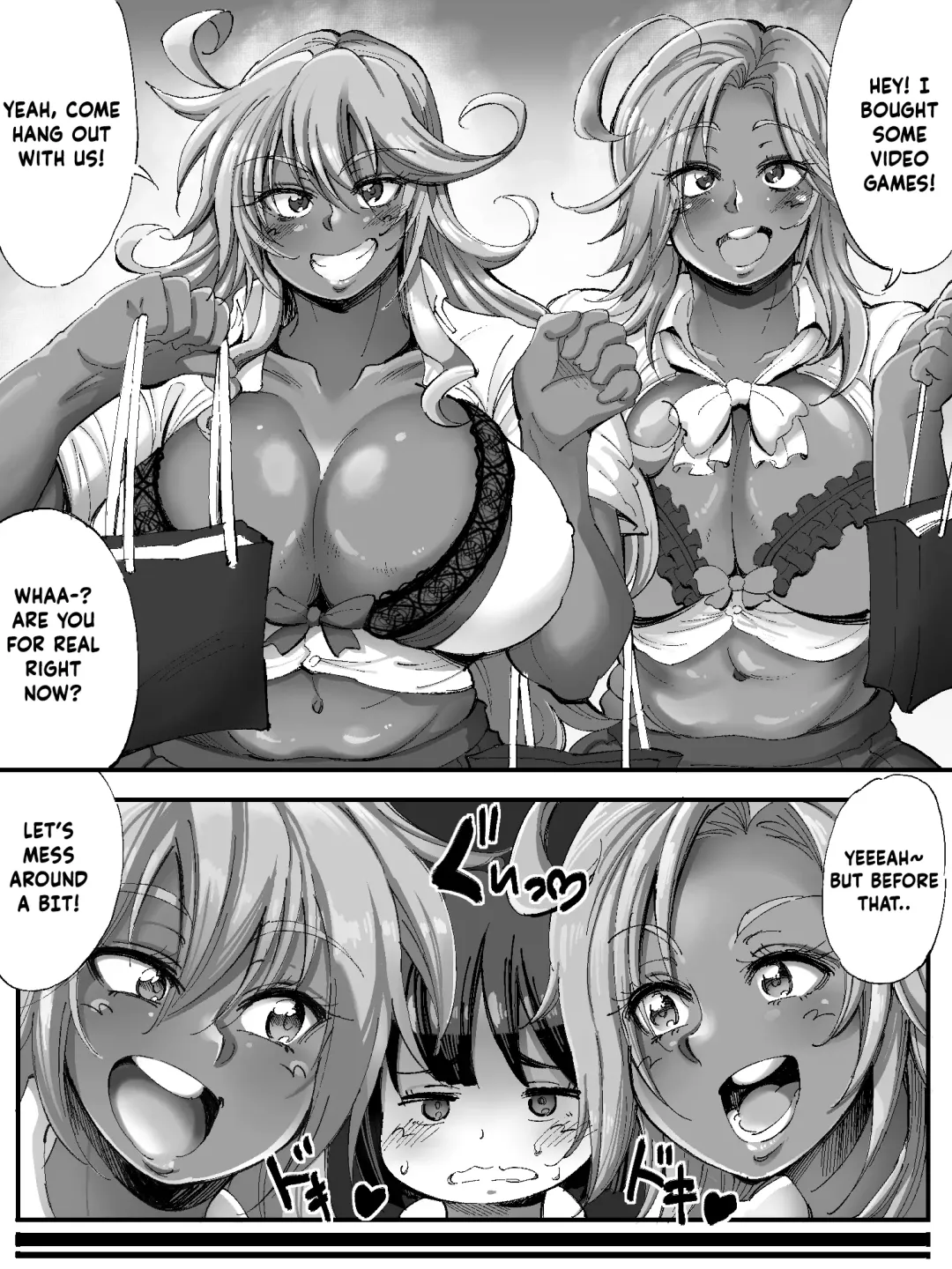 [Tsunapiko] Bakunyuu Kuro Gal OneShota Ecchi Fhentai - Page 11