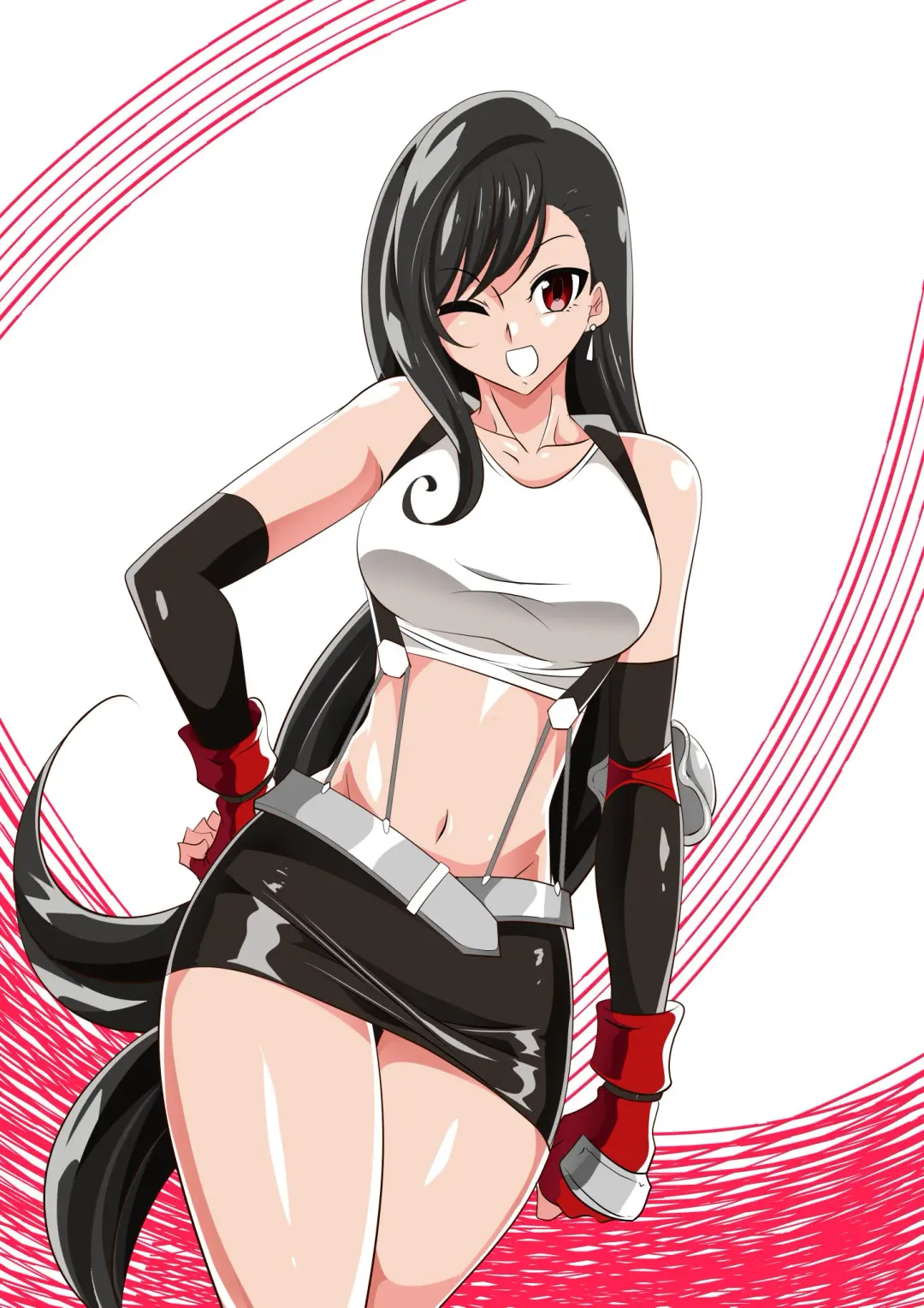 Tifa VS Saimin Oji-san Fhentai.net - Page 7