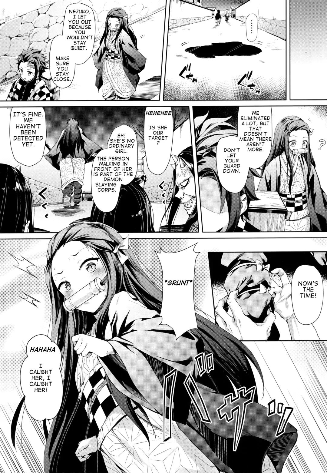 [Oniharigusa] Moshi Nezuko ga Warui Hito ni Tsukamattara... Fhentai.net - Page 3