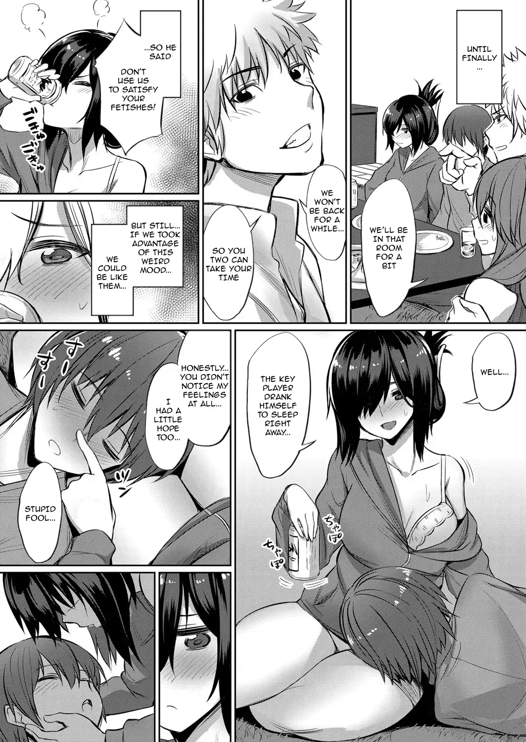 [Yasu] Horoyoi 3P Sex Lesson ~Yuujin Couple Koi no Tehodoki~ | Tipsy Threesome Sex Lesson ~Romance Training with a Friendly Couple~ (decensored) Fhentai - Page 3