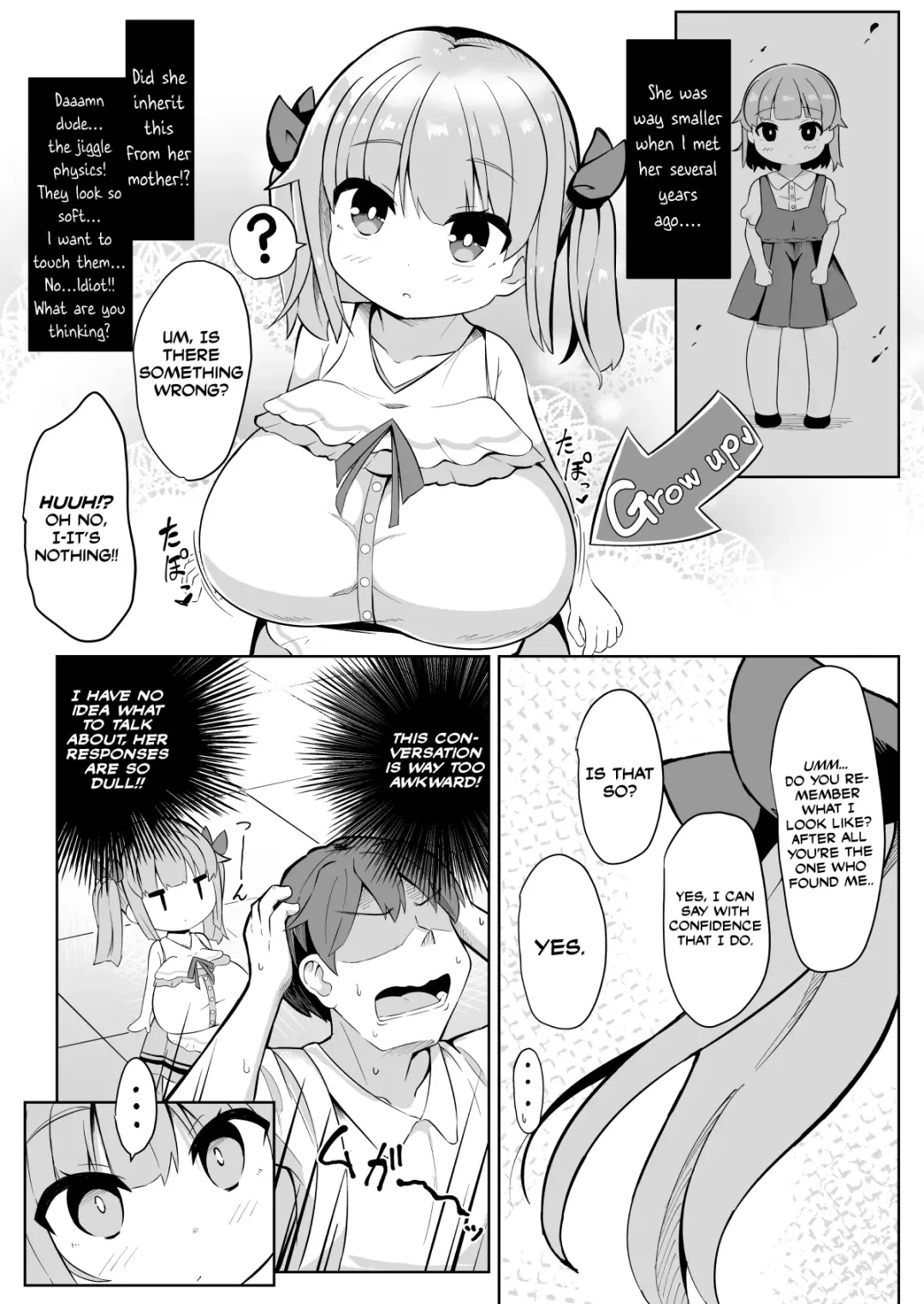 [Hirob816] Hisashiburi ni Atta Imouto no Musume ga Kyonyuu de Osumashiya-san ni Nattemashita. Fhentai - Page 4