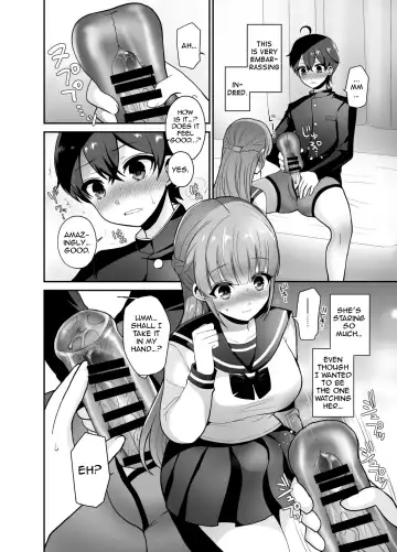[Piririnegi] Muttsuri Sukebe na Futanari Kanojo o Onaho de Yuuwaku Suru | I tempted my reserved lewd futanari girlfriend with an onahole Fhentai - Page 8