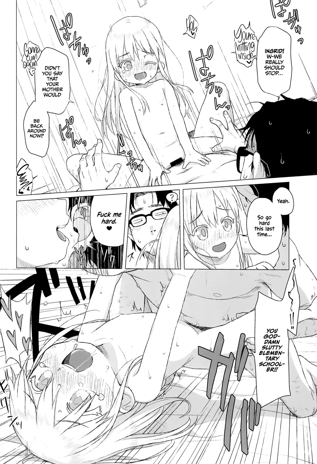 [Miyasaka Takaji] Uchi no Tonari no Shougakusei wa Kinpatsu Hekigan Ecchi Suki | The Blonde-haired, Blue-Eyed Elementary Schooler Next Door Loves Sex Fhentai - Page 18