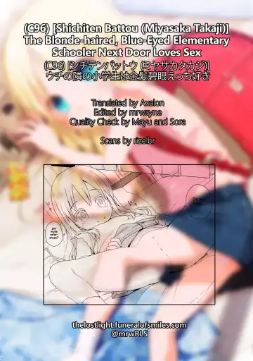 [Miyasaka Takaji] Uchi no Tonari no Shougakusei wa Kinpatsu Hekigan Ecchi Suki | The Blonde-haired, Blue-Eyed Elementary Schooler Next Door Loves Sex Fhentai - Page 25