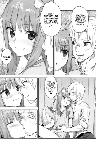 [Kawakami Rokkaku - Takanashi Rei] Wacchi to Shippori Kezukuroi Bon | Affectionate Grooming With Me Fhentai - Page 4