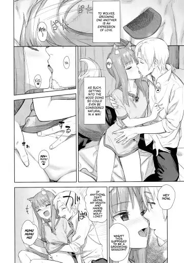 [Kawakami Rokkaku - Takanashi Rei] Wacchi to Shippori Kezukuroi Bon | Affectionate Grooming With Me Fhentai - Page 5