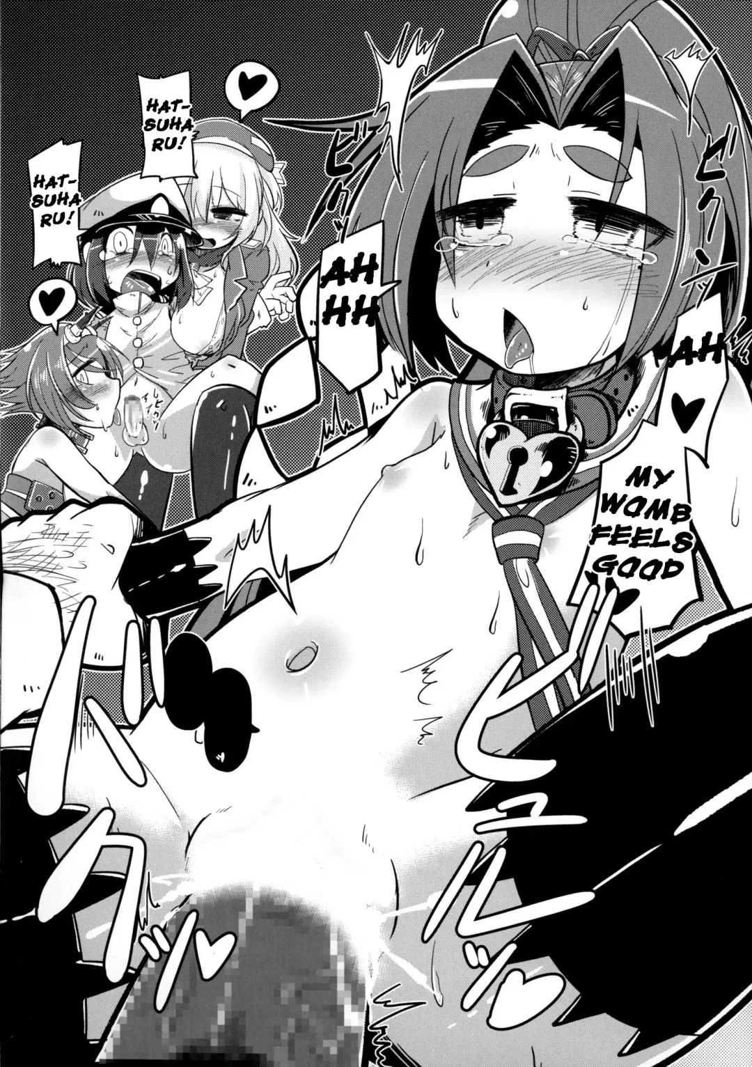 [Yumano Yuuki] Dorei Shoufukan Hatsuharu | The Ship-Girl Hatsuharu Becomes an Enslaved Whore. Fhentai - Page 23