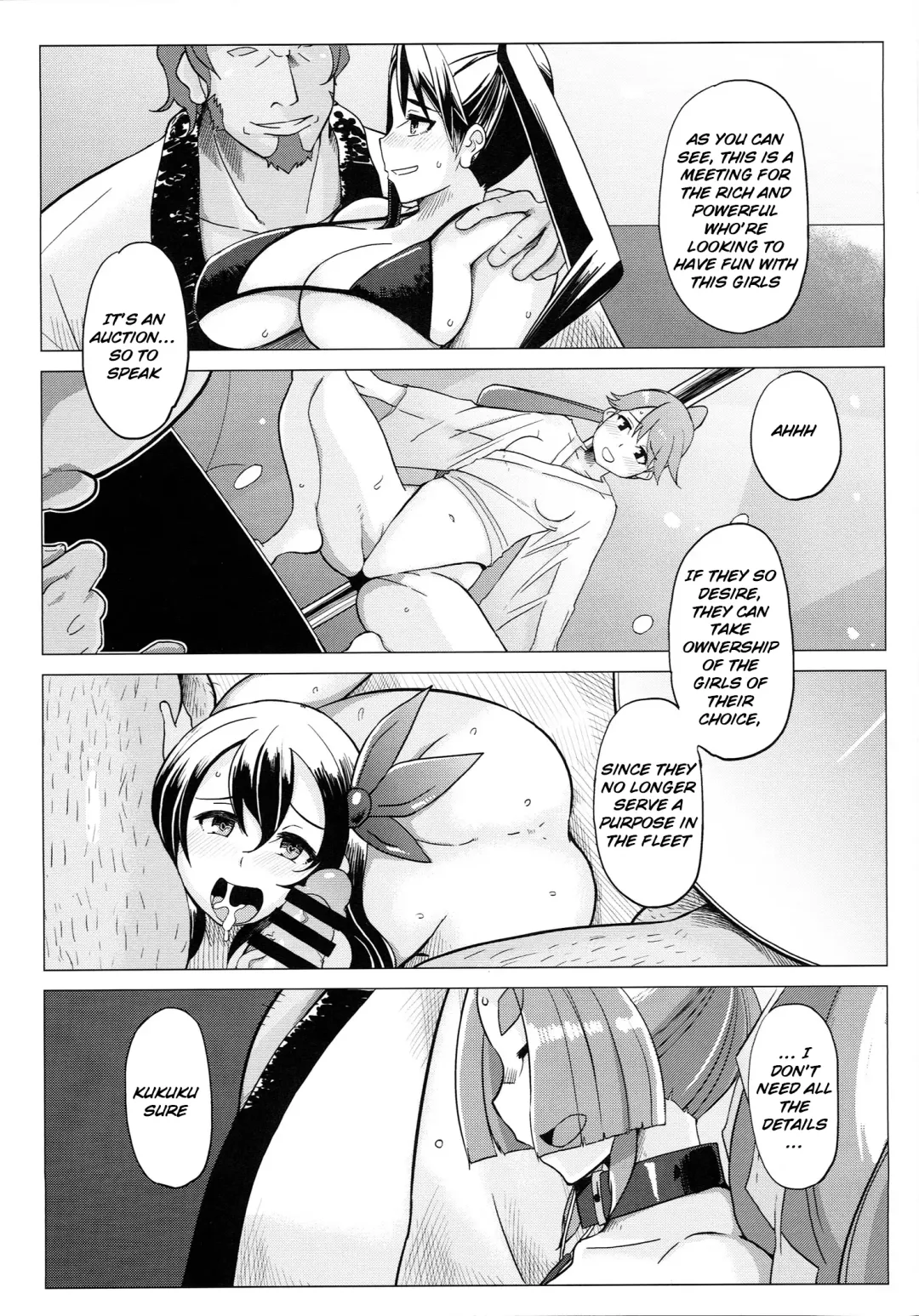 [Yumano Yuuki] Dorei Shoufukan Hatsuharu Kai | The Ship-Girl Hatsuharu Becomes an Enslaved Whore - Sequel Fhentai - Page 10