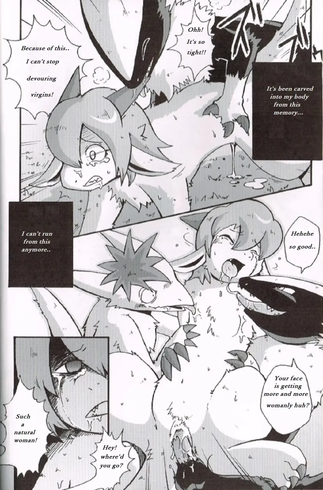 [Mikaduki Karasu] Dare mo Tasukete Kurenari Sekai | Tennen and the stubborn Oka Alternate ending Fhentai.net - Page 4