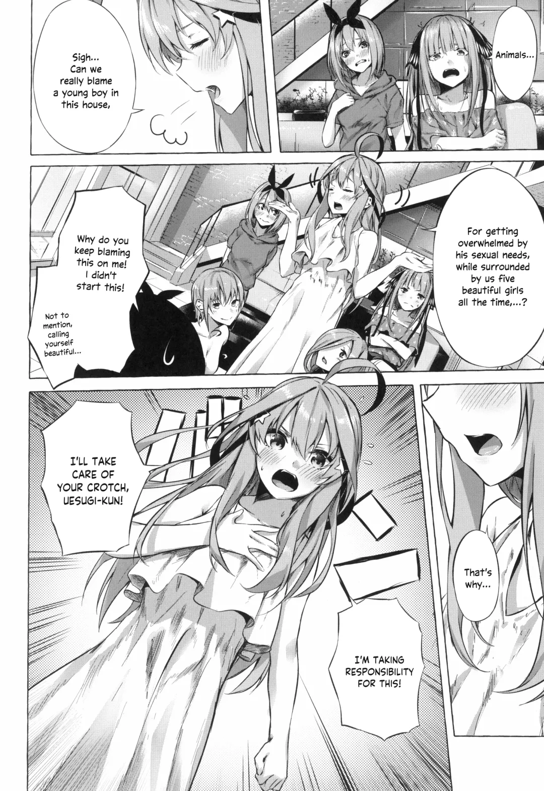 [Sahara Gensei] Gotoubun no Sorayume | A Five-Part Fantasy Fhentai - Page 16