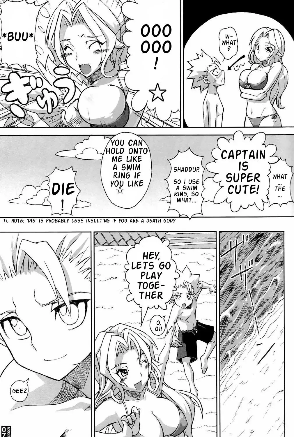 [Kizoku] SEXY SUMMER BEACH - This coterie magazine contains so many Rangiku inside. (decensored) Fhentai - Page 5