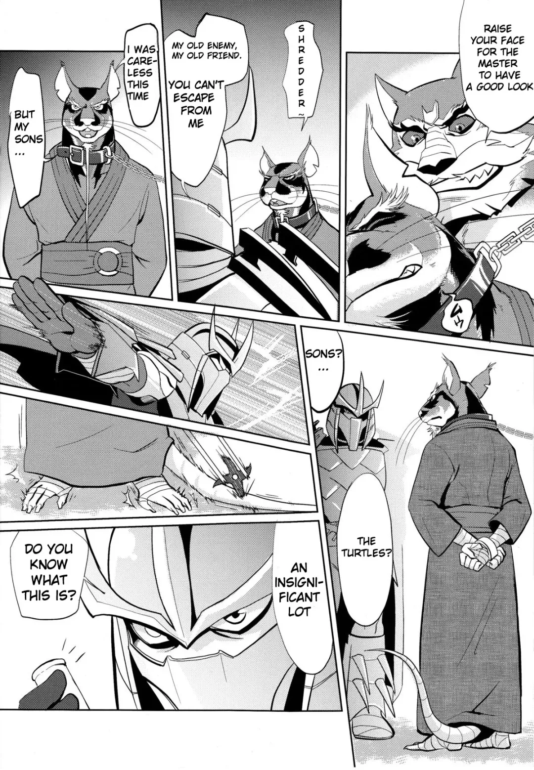 [Kandagawa Gufu - Kreuz] Splinter Sensei Kikiippatsu | Splinter Sensei's Crisis Fhentai - Page 5