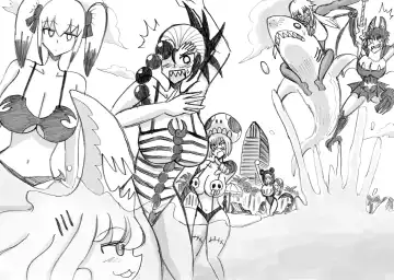 [Omochaman] 正義のヒーローが爆乳おっぱいに洗脳されるまで 蛾怪人モルフォニア編 Fhentai - Page 35