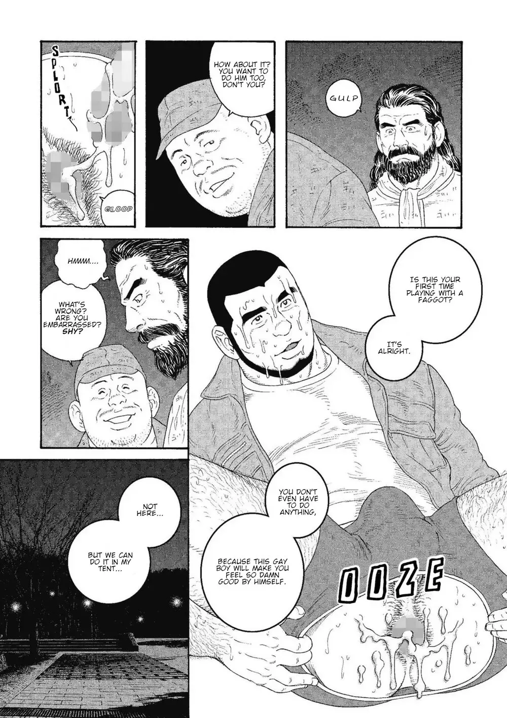 [Tagame Gengoroh] Kinyou no Yoru wa Yotsunbai de | Friday Night on All Fours Fhentai - Page 35