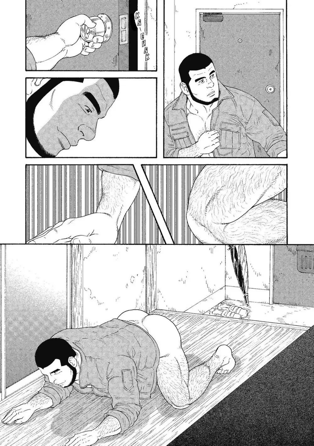 [Tagame Gengoroh] Kinyou no Yoru wa Yotsunbai de | Friday Night on All Fours Fhentai - Page 8