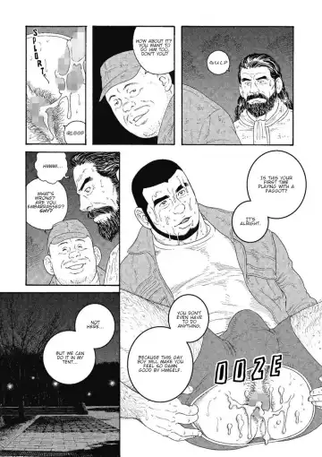[Tagame Gengoroh] Kinyou no Yoru wa Yotsunbai de | Friday Night on All Fours Fhentai - Page 35